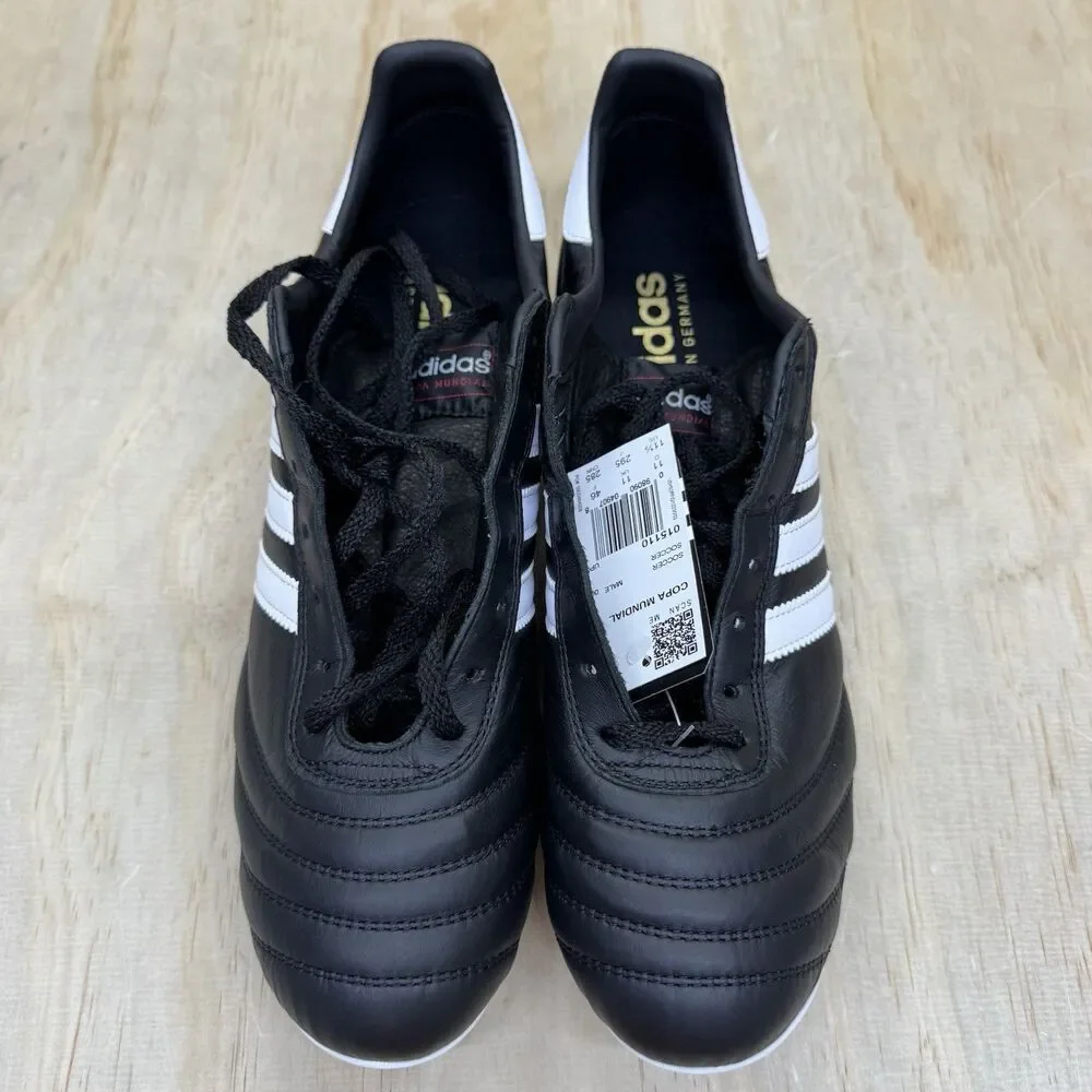 NEW Adidas COPA MUNDIAL Soccer Cleats Mens Sz 12 Made in Germany Black 015110